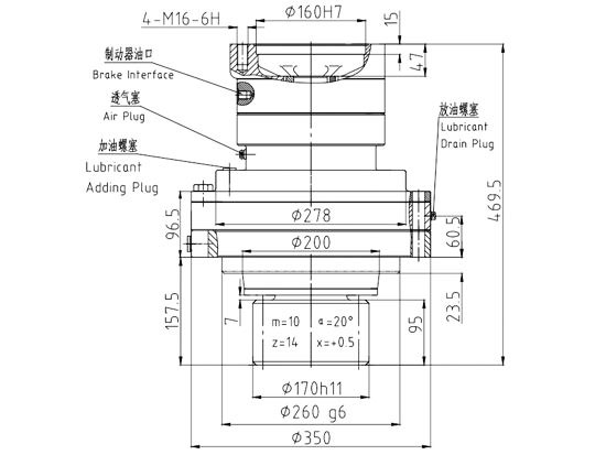 回轉(zhuǎn)減速機JHF680A