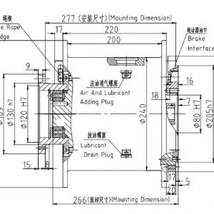 卷?yè)P(yáng)減速機(jī)JQL148E